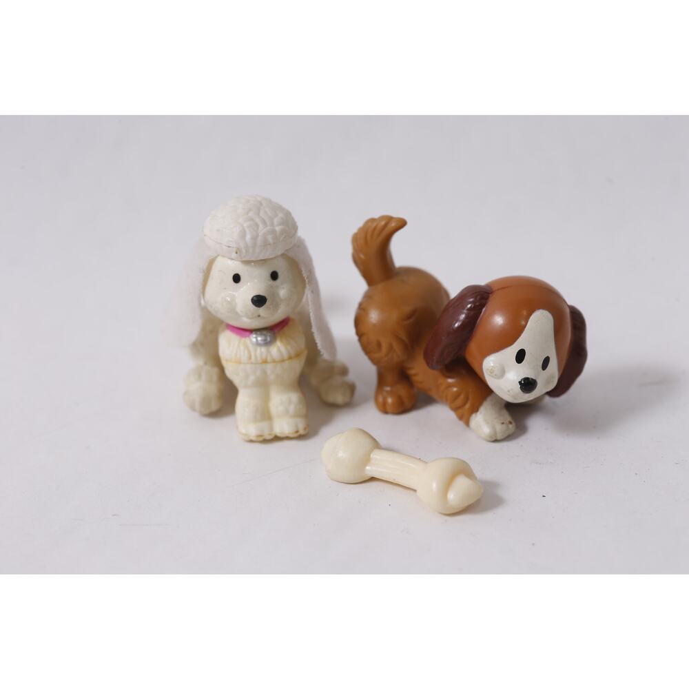 Japanese Dot Eye 1992 Kenner Littlest Pet Shop Cozy Home Pets Puppy Pals Toy
